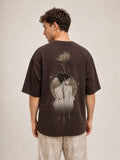 OVERSIZED WHITE ROSE T-SHIRT